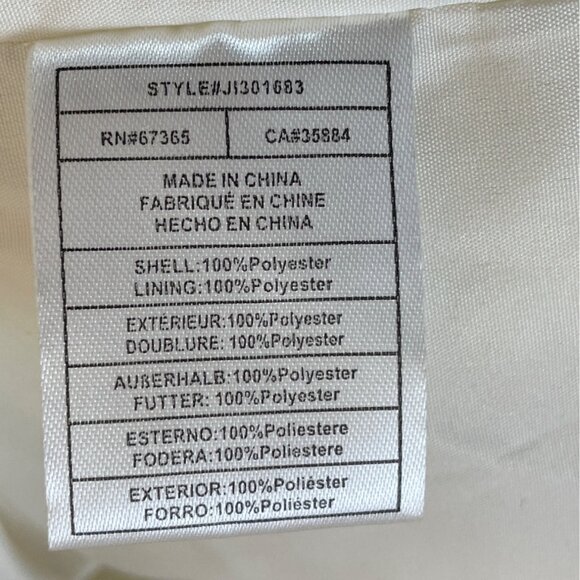 Jack By BB Dakota Faux Fur Drape Vest Cream Sleeveless Womens S - New - Picture 7 of 9